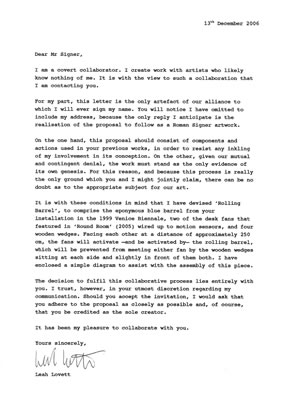 Covert Collaborations (Signer), 2008